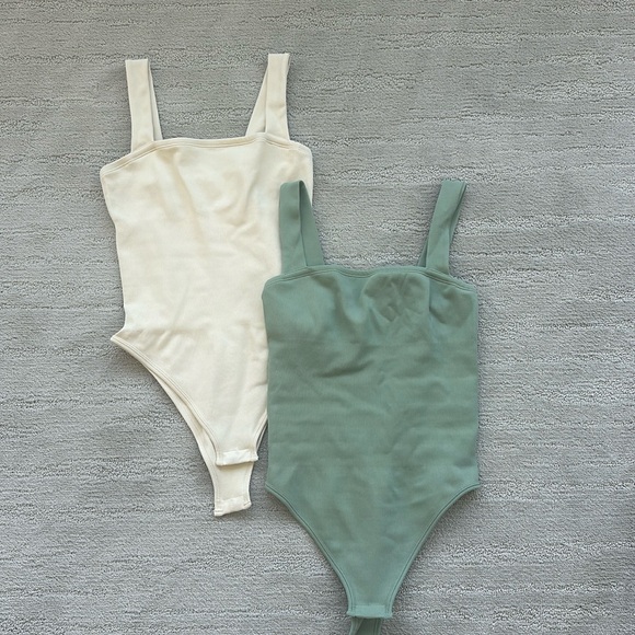 Bodysuits- Ribbed Strappy - Picture 2 of 7